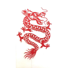 Hire ASIAN RED DRAGON Backdrop Hire 1.2mW x 2.4mH